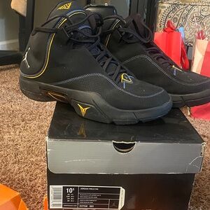 Jordan Melo M4 Black and Yellow Sneakers